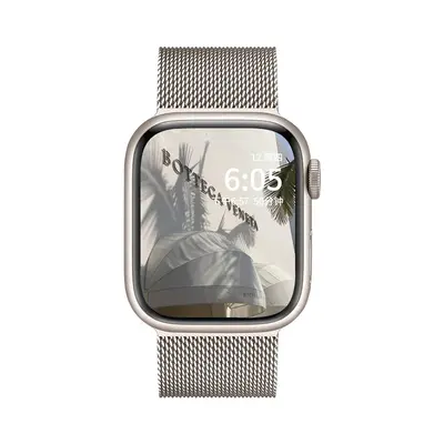 Creative Metal Magnetic Watch Strap | Color: Starlight color | Size: 45mm
