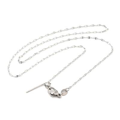 Non-Tarnish 304 Stainless Steel Dapped Chain Necklace for Women