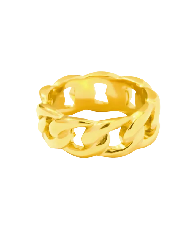18K Gold Multi-Layered Ring