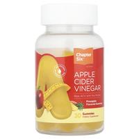 Chapter Six Apple Cider Vinegar Gummies, Pineapple, 30 Gummies (250 mg per Gummy)