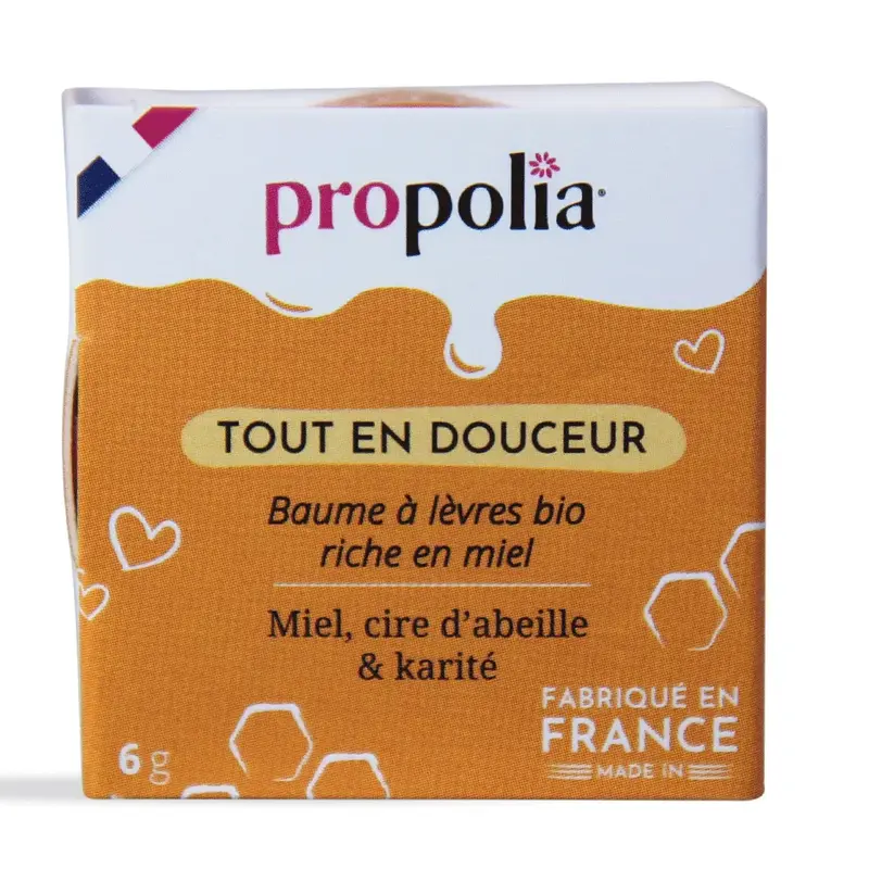 Propolia Organic Lip Balm Rich in Honey Soft 6g