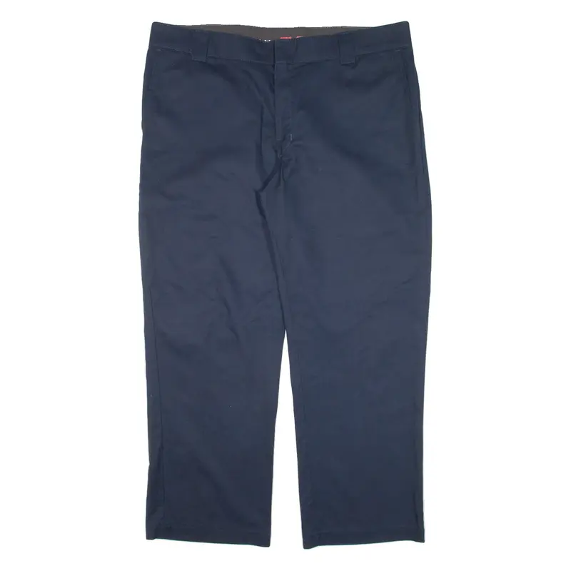 DICKIES Workwear Mens Trousers Blue Regular Straight W40 L30