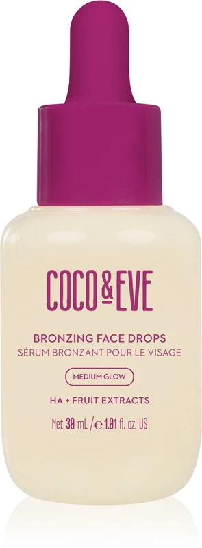Coco & Eve Sunny Honey gocce self-tanners for the face Medium Glow (new) 30 ml