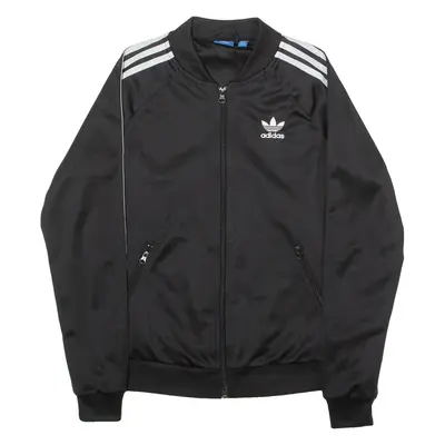 ADIDAS ORIGINALS Womens Track Jacket Black UK 10