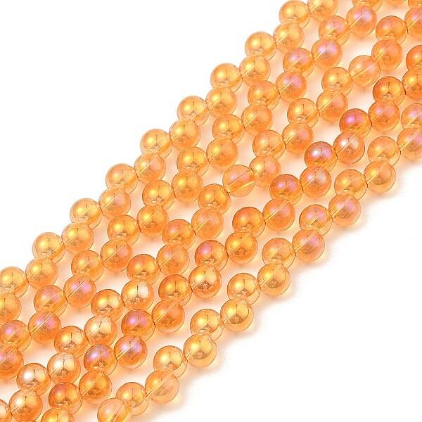 Electroplate Glass Beads Strands