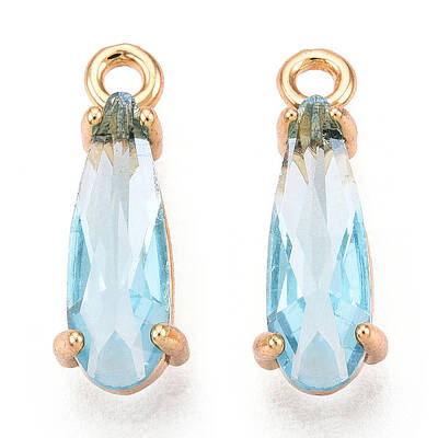 Faceted Glass Pendants