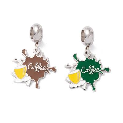 304 Stainless Steel European Dangle Charms