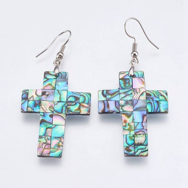 Abalone Shell/Paua Shell Dangle Earrings
