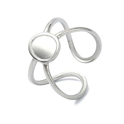 304 Stainless Steel Oval Cuff Rings