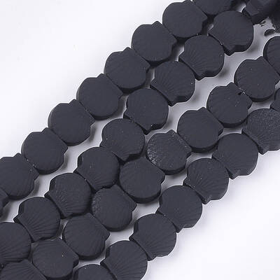 Spray Painted Non-magnetic Synthetic Hematite Beads Strands