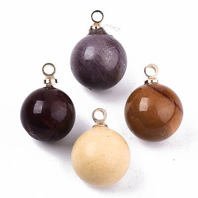 Natural Mookaite Charms
