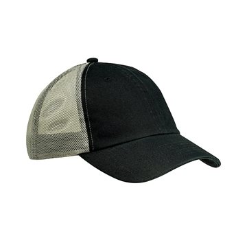 24 Promotional Big Accessories Washed Trucker Cap - Cotton Twill & ...