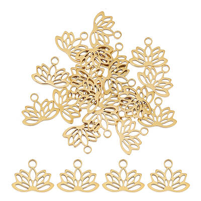 20Pcs 304 Stainless Steel Charms