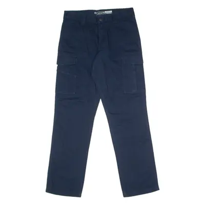 CARHARTT Cargo Workwear Mens Canvas Trousers Blue Relaxed Straight W31 L32