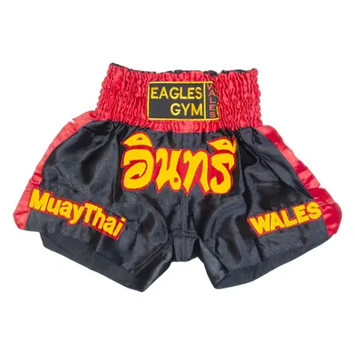 Muay Thai Boxing Mens Sports Shorts Black S W22