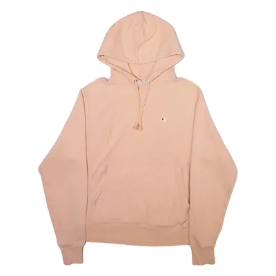 CHAMPION Mens Pink Hoodie S