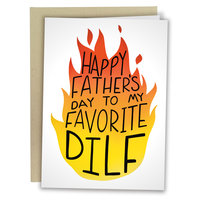 D.I.L.F. Father's Day Card | Funny Father's Day Card For Husband