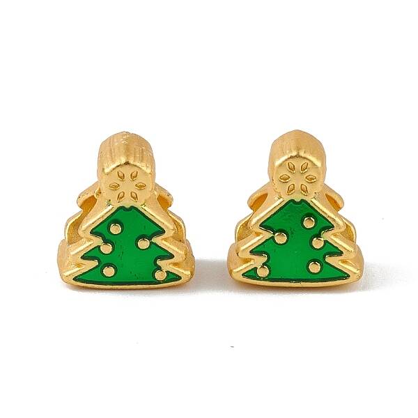 Alloy Enamel European Beads