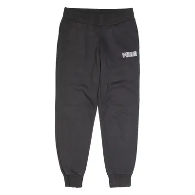PUMA Mens Joggers Black Tapered S W28 L27