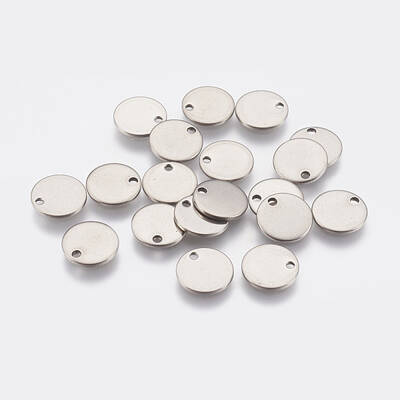 Tarnish Resistant 304 Stainless Steel Stamping Blank Tag Pendants