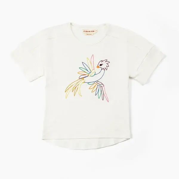 Embroidered Firebird Graphic Tee | Size: 10-11