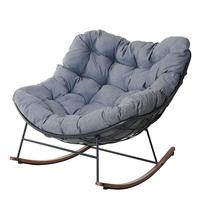 GRANDPATIO Indoor & Outdoor Royal Rocking Chairs With Cushions for Porch, Garden, Patio