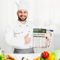 3 Pcs Diabetes Food List, Printable Diabetic Food Chart Brochure, Diabetes Information Chart, Vitamin Low Carb, Meal Planner ...