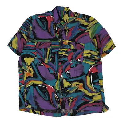 Unbranded Patterned Shirt - 2XL Multicoloured Viscose