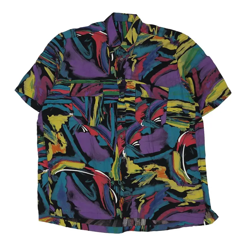 Unbranded Patterned Shirt - 2XL Multicoloured Viscose