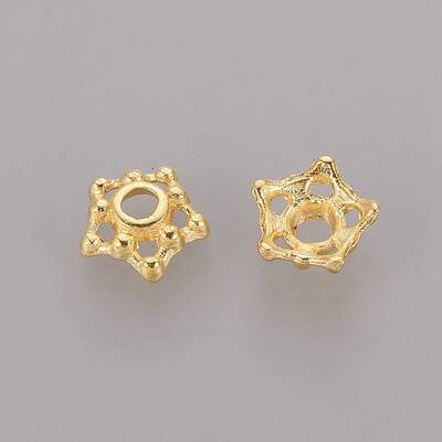 Tibetan Style Alloy Bead Caps
