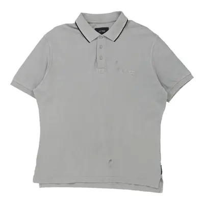 Armani Jeans Polo Shirt - XL Grey Cotton