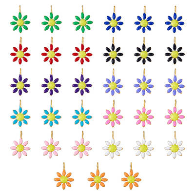 Ion Plating(IP) 44Pcs 11 Colors 304 Stainless Steel Charms