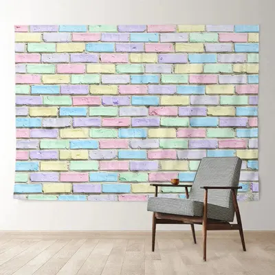 Aperturee Spring Color Brick Wall Hppy Easter Day Backdrop