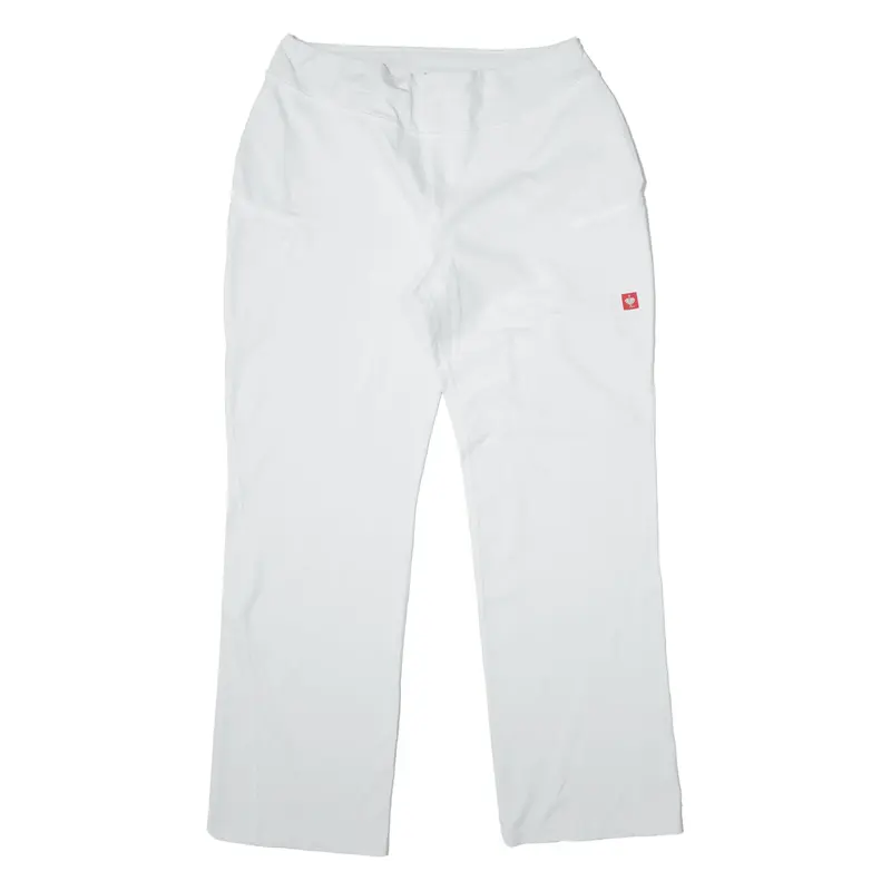 ENGELBERT STRAUSS Track Pants White Straight Womens L W34 L30