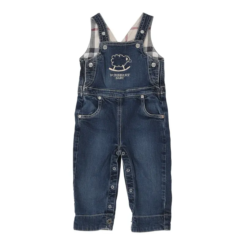 Age 18 Months - 1 1/2 years Burberry Dungarees - XS Dark Wash Cotton