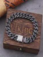 Punk Style Stainless Steel Cuban Chain Bracelet, Vintage Hand Jewelry for Party, Daily, Trendy All-match & Exquisite Jewelry ...
