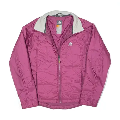 NIKE Acg Quilted Jacket Pink Womens M