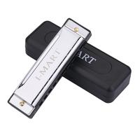 I-MART Blues C Key 10 Hole 20 Tone Diatonic Harmonica for Beginners