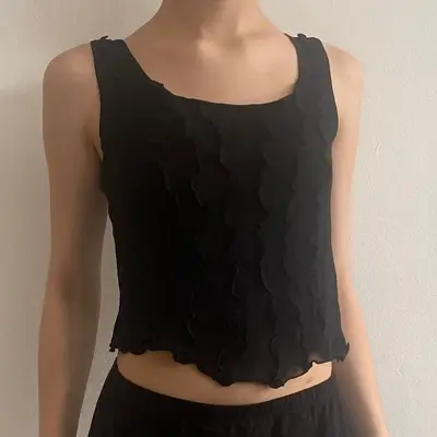 Superior Top - Medium Black Polyester