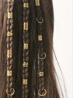 Vintage Hollow Out Design Hair Rings, Fashionable Hair Accessories for Women & Girls, Trendy All-match & Exquisite Hair Acces...