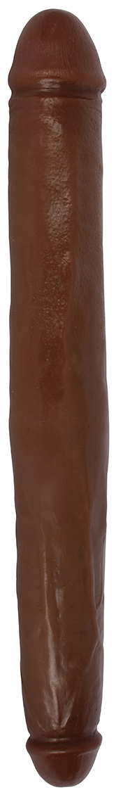 Jock 18 Inch Tapered Double Dildo - Chocolate