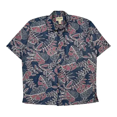 Cooke Street Hawaiian Shirt - XL Blue Cotton