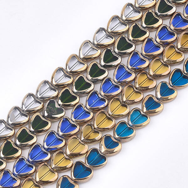 Electroplate Glass Beads Strands