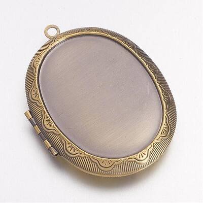 Brass Locket Pendants