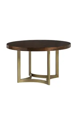 Warm Walnut Round Dining Table | Andrew Martin Chester