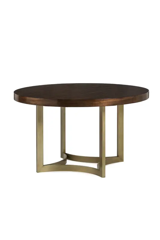 Warm Walnut Round Dining Table | Andrew Martin Chester