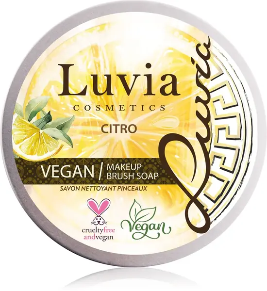 Luvia Cosmetics Citro fragrance cosmetic brush cleansing soap 100 g