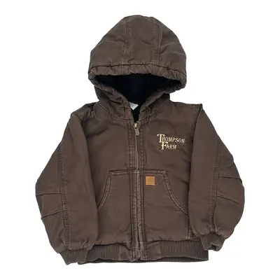 Age 3 Carhartt Jacket - 3XS Brown Cotton