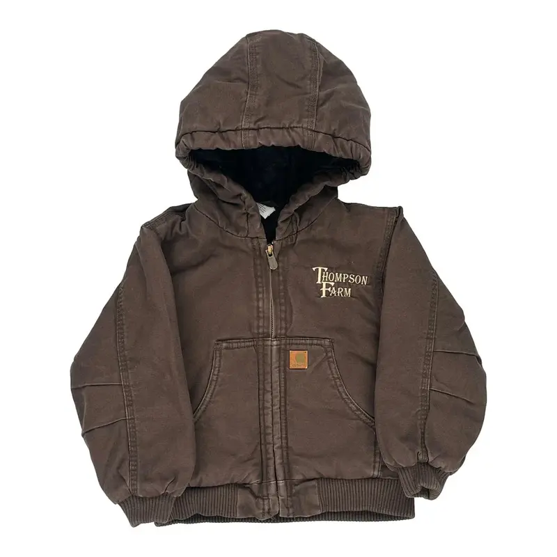 Age 3 Carhartt Jacket - 3XS Brown Cotton