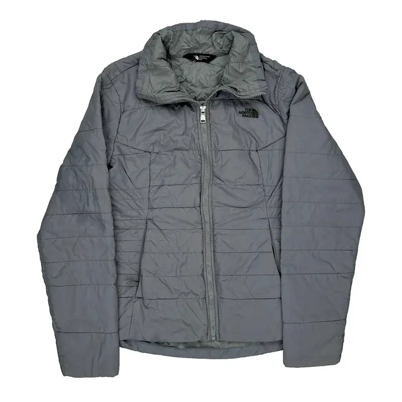 The North Face Puffer - Medium Grey Nylon | Size: medium